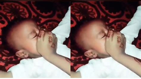 All of the blows to the kid landed on the face, which is incredibly dangerous. . Newborn babies brutally slapped